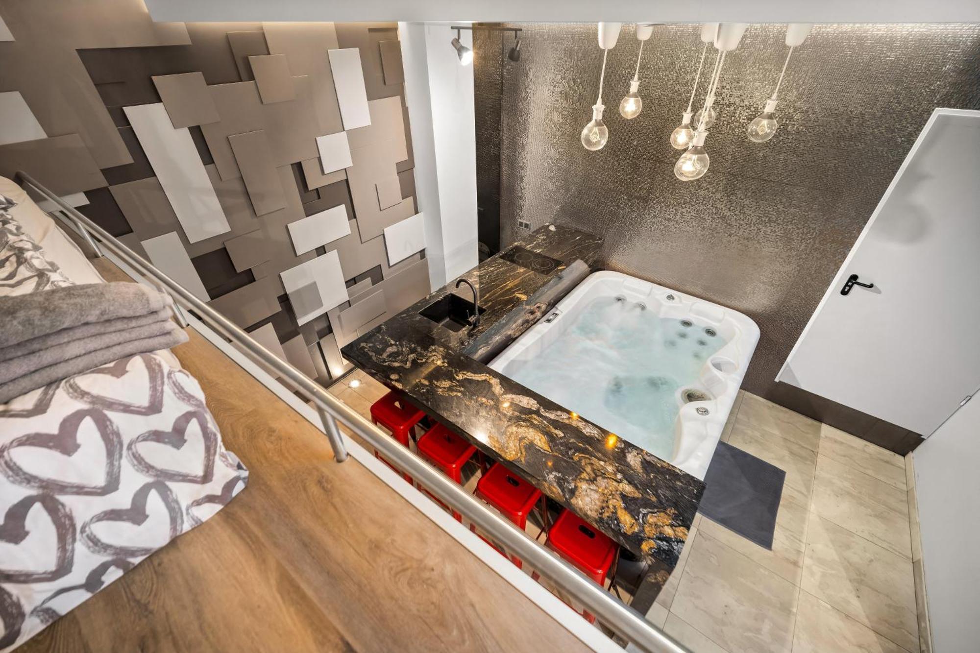 Secret Lounge - Cozy Studio With Sauna And Jacuzzi Vilna Exterior foto