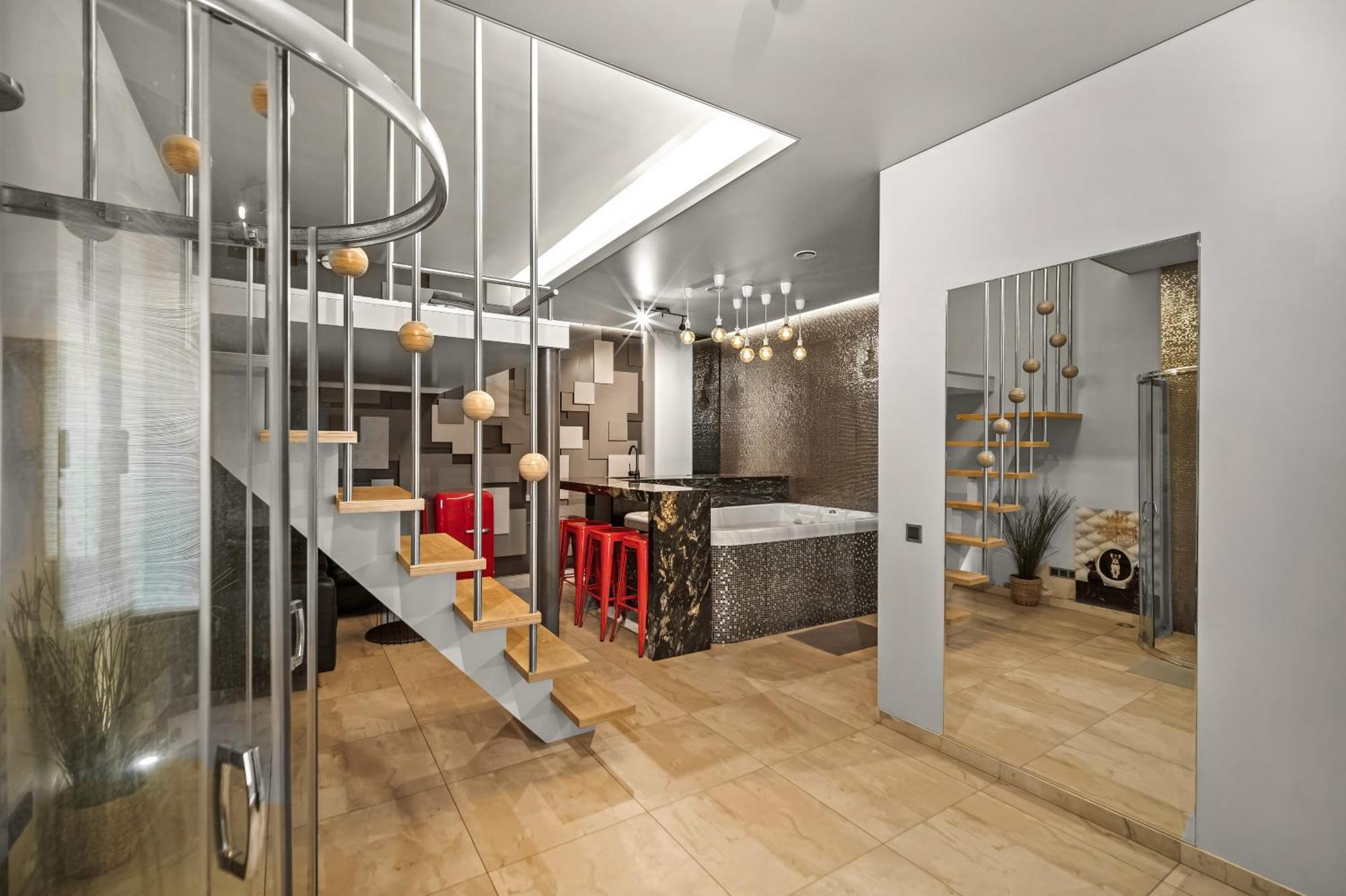 Secret Lounge - Cozy Studio With Sauna And Jacuzzi Vilna Exterior foto
