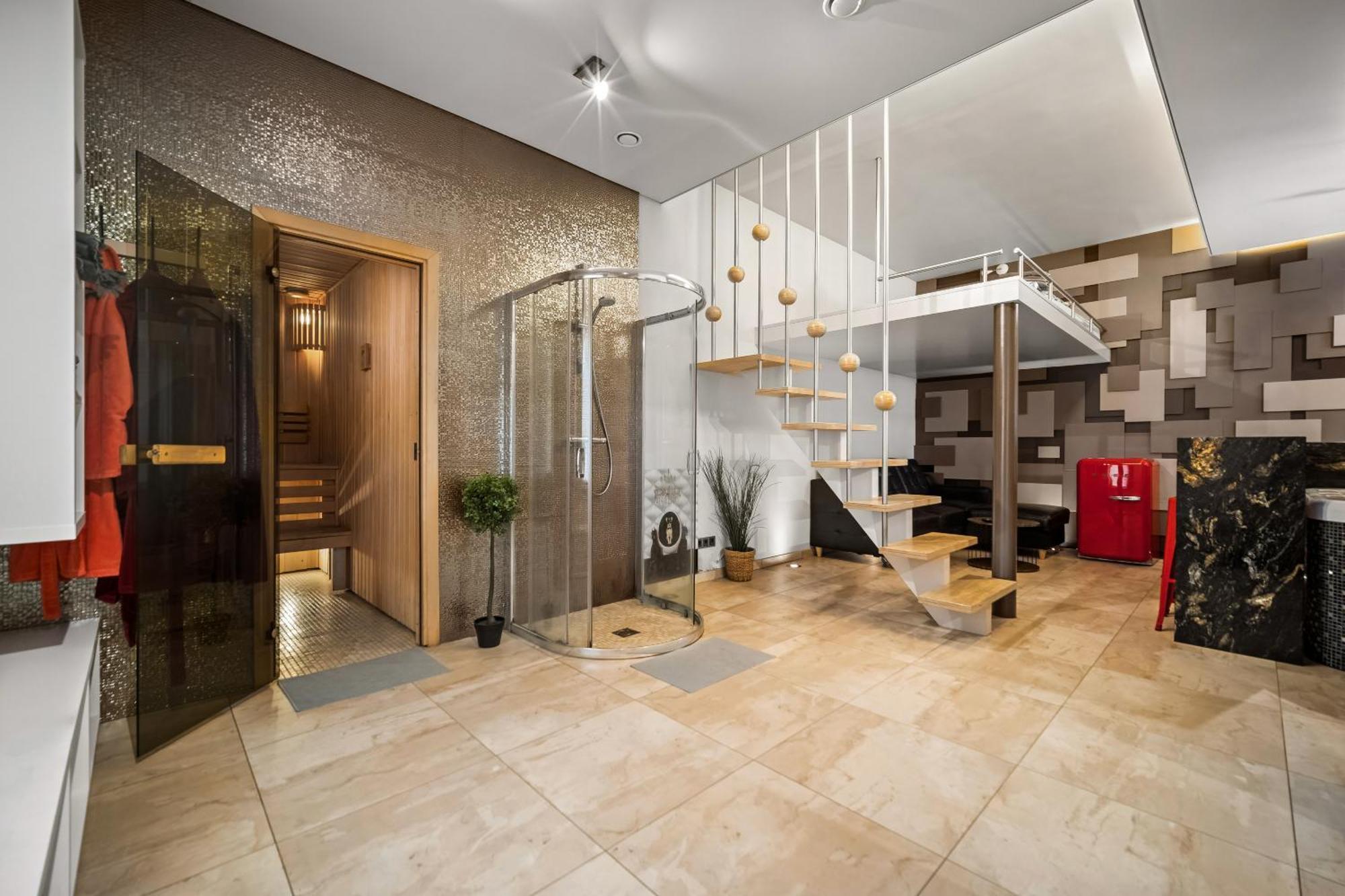 Secret Lounge - Cozy Studio With Sauna And Jacuzzi Vilna Exterior foto